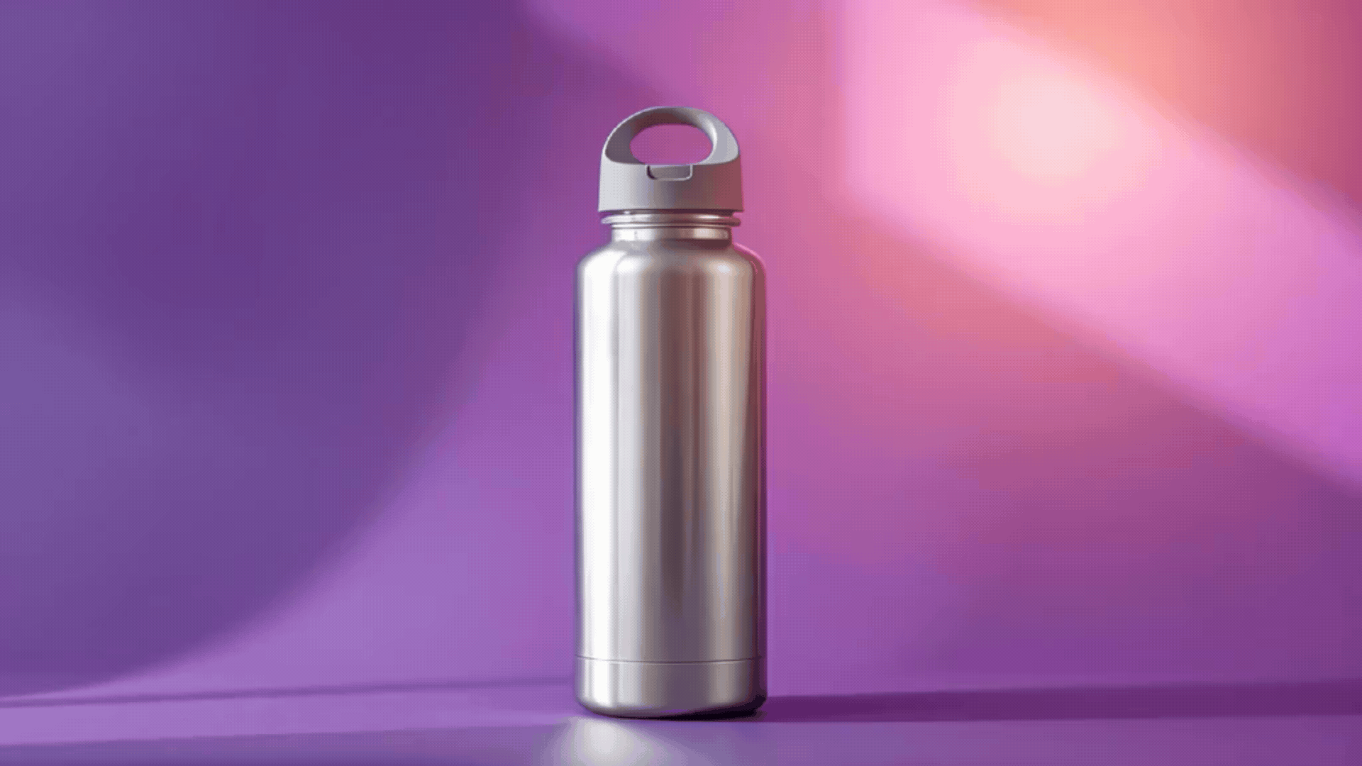 water bottle product video