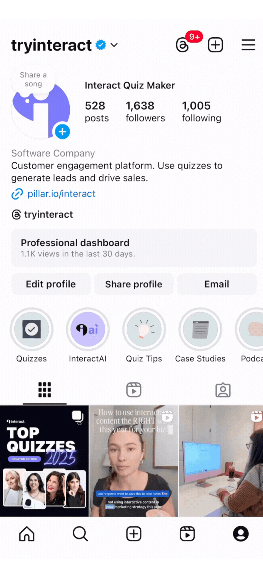quiz in link in bio